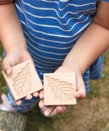 Yellow Door Sensory Leaf Tiles - Image 3