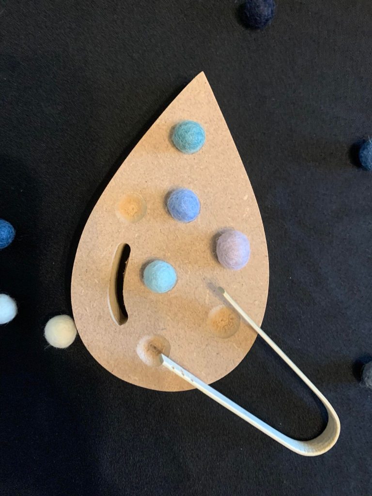 Fine Motor Skills Raindrops