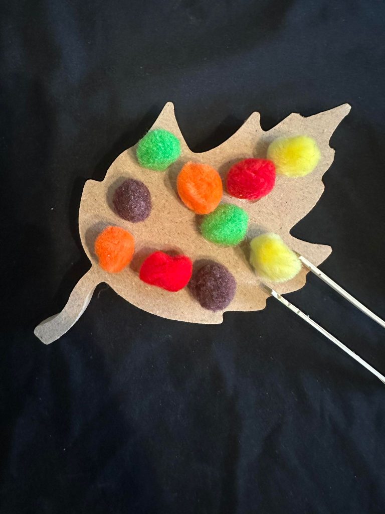 Fine Motor Skills Leaf And Acorn