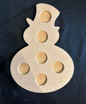 Snowman Pouch Lid Shape - Image 1