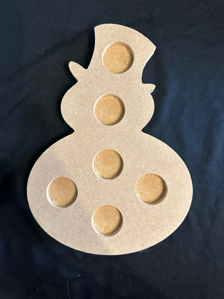 Snowman Pouch Lid Shape