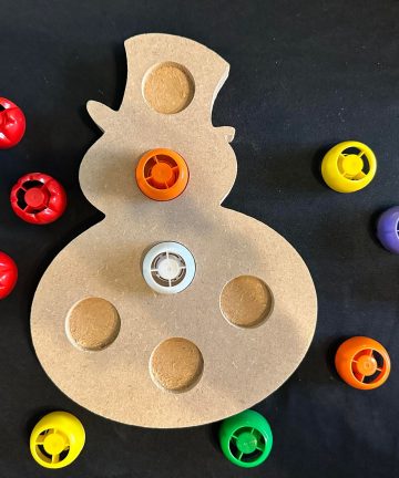 Snowman Pouch Lid Shape - Image 2