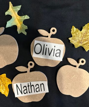 Hanging Apple Shapes - Image 2