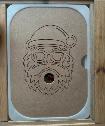 Father Christmas Flisat Play Lid - Image 1