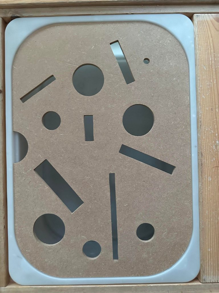 Flisat Holes And Lines Activity Lid