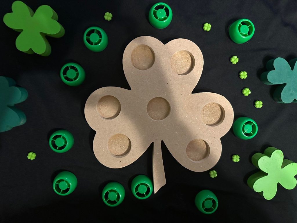 Shamrock Pouch Shape - Ideal For St. Patricks Day