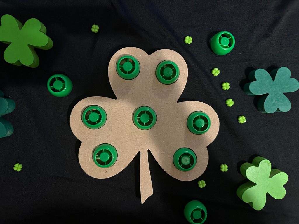 Shamrock Pouch Shape - Ideal For St. Patricks Day