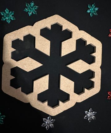 Snowflake Frame - Ideal For Winter, Christmas Or Seasons Play - Image 1
