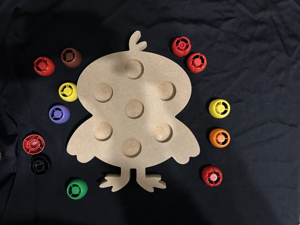 Chick Pouch Shape. Ideal for Easter or Spring Play