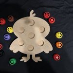 Chick Pouch Shape. Ideal for Easter or Spring Play