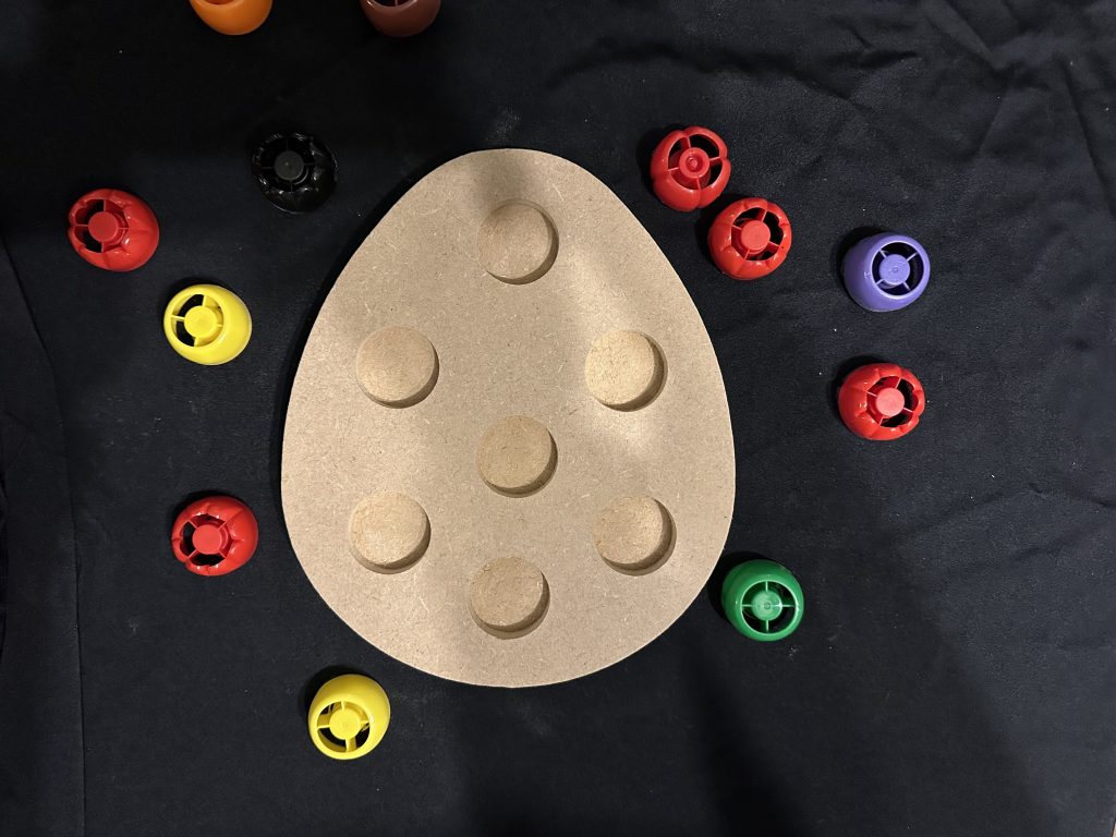 Easter Egg Pouch Shape. Ideal For Easter Or Spring Play