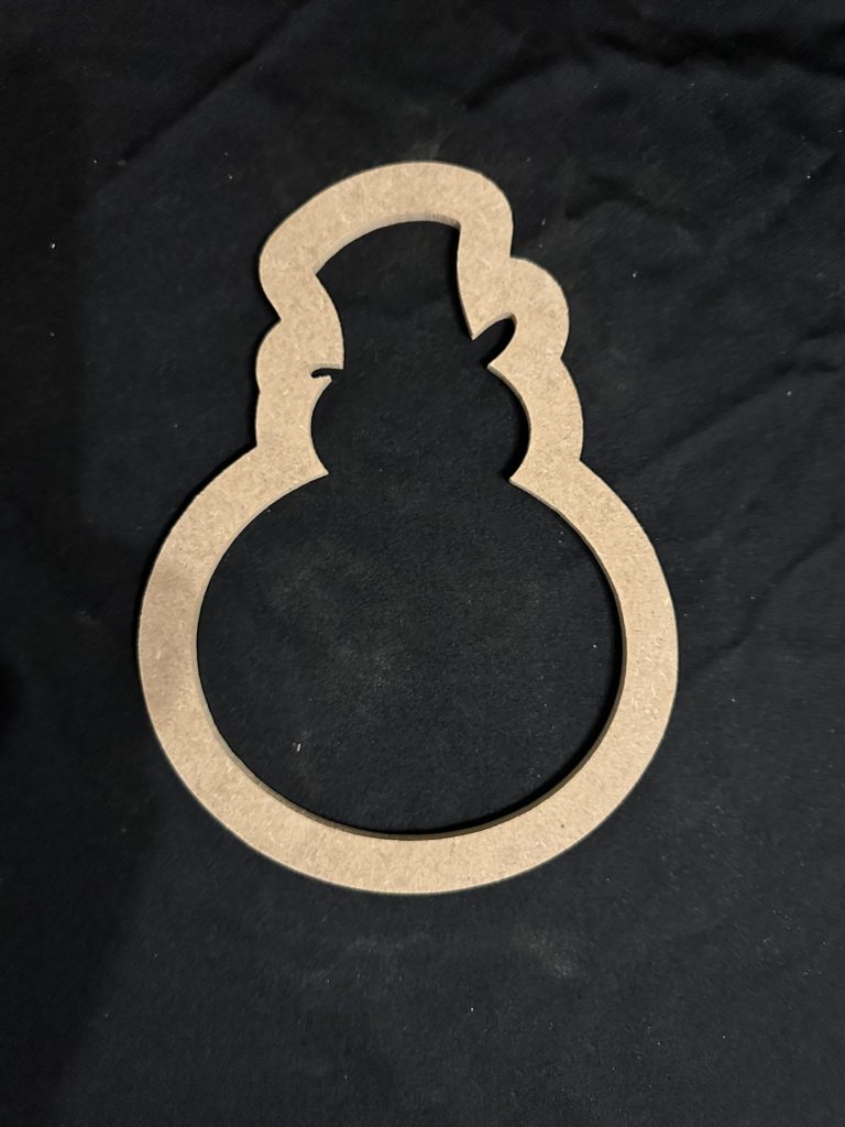 Snow Man Frame, Ideal For Winter Or Christmas Play