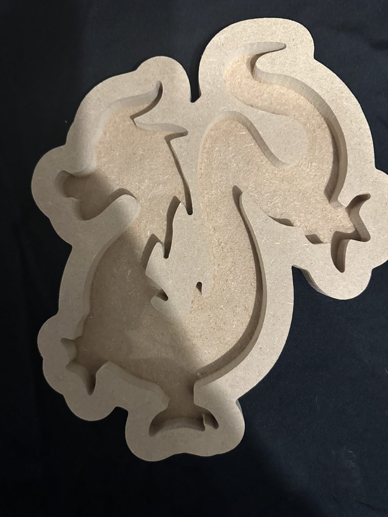 Chinese Dragon 18mm Tray. Ideal For Chinese New Year