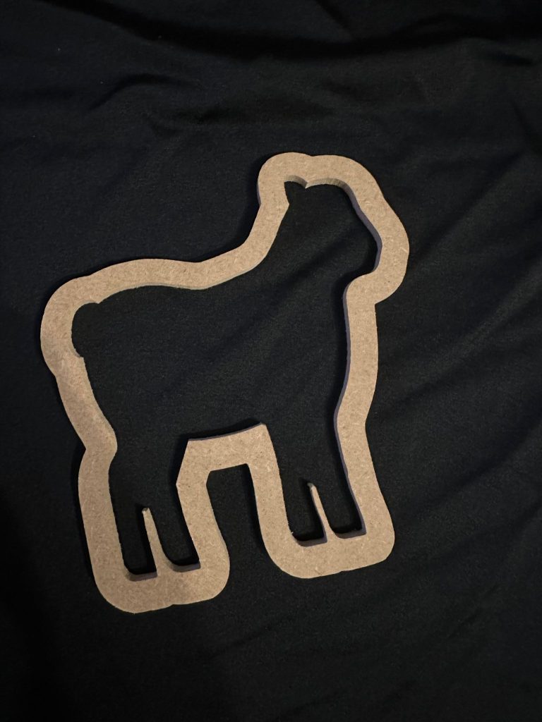 Lamb Frame ideal for Easter,  loose part play or turning into a suncatcher