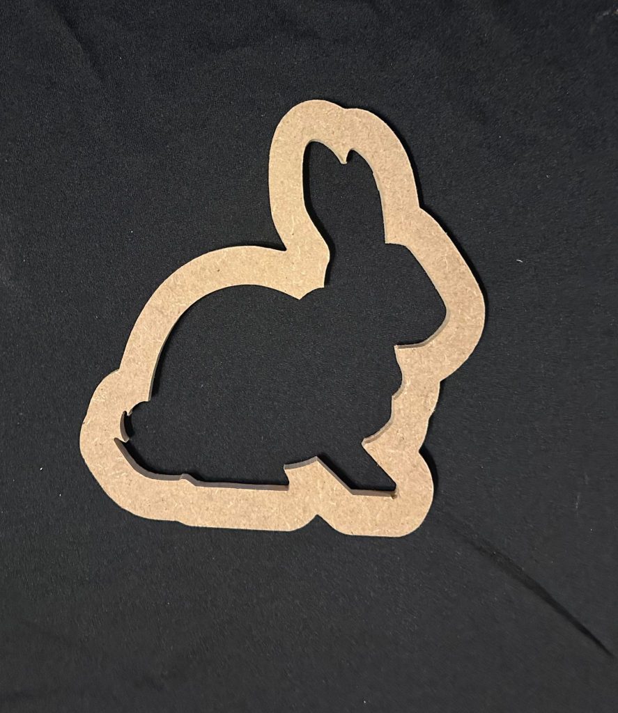 Rabbit Frame, Ideal For Easter Loose Part Play, Or Making Suncatchers.
