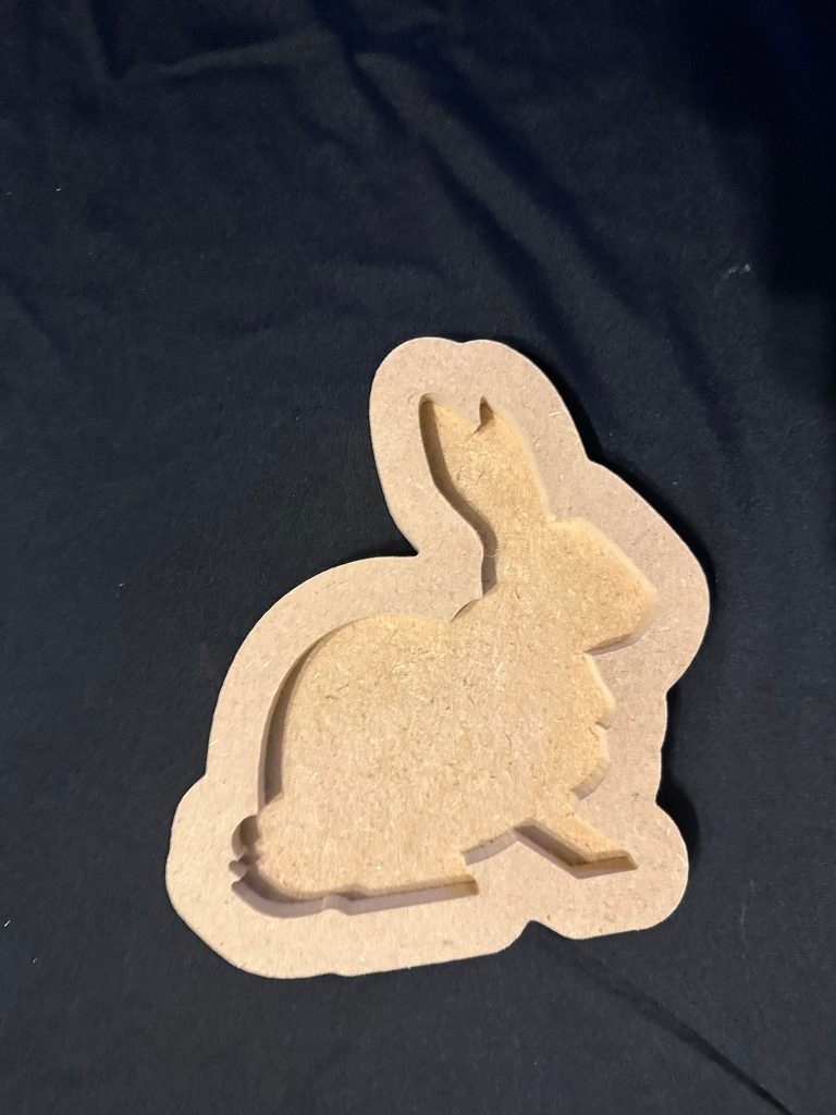 Rabbit Tray 18mm Ideal For Easter, Loose Part Or Sensory Play
