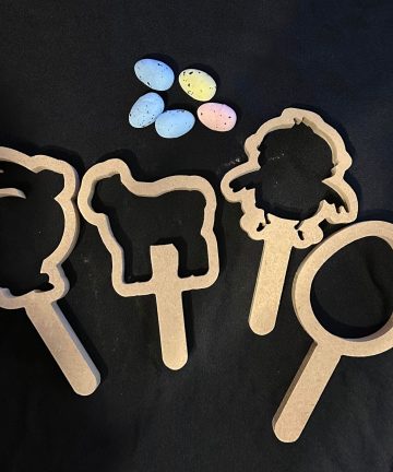 Easter Wands ideal conversation starter, looking for shapes, colours and texture - Image 1