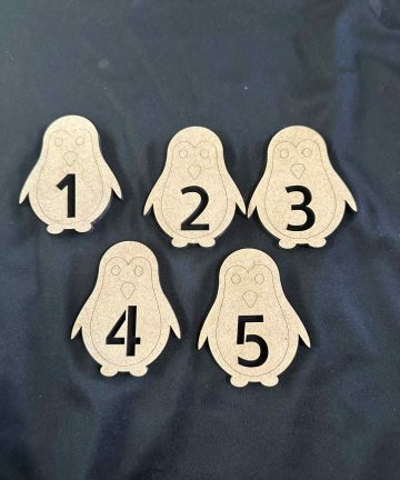 Penguin Numbers, Ideal To Add To Any Winter, Christmas Or Seasons Activity Or Sensory Tray - Image 1