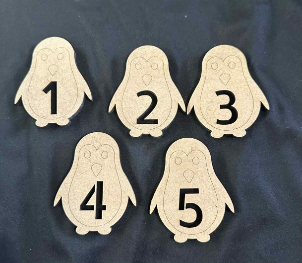 Penguin Numbers, Ideal To Add To Any Winter, Christmas Or Seasons Activity Or Sensory Tray