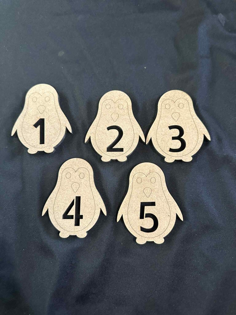 Penguin Numbers, Ideal To Add To Any Winter, Christmas Or Seasons Activity Or Sensory Tray