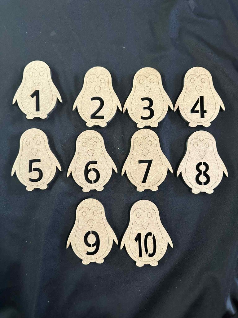 Penguin Numbers, Ideal To Add To Any Winter, Christmas Or Seasons Activity Or Sensory Tray