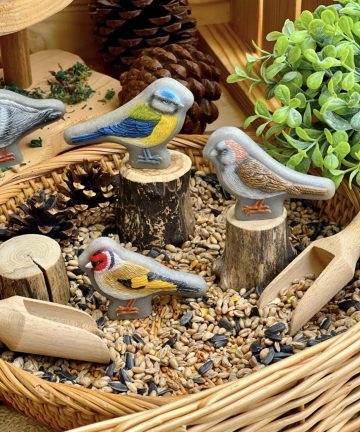 Birds – Yellow Door Sensory Play Stones Ideal for play doh, messy or small world play - Image 8