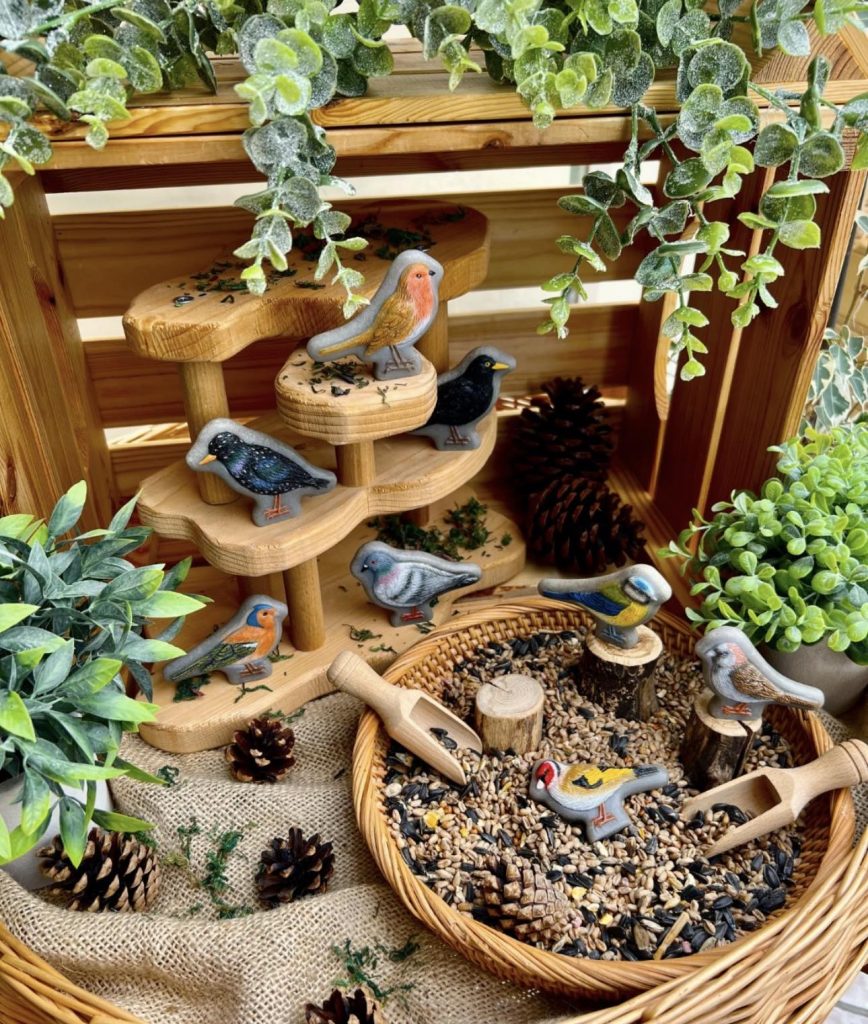 Birds – Yellow Door Sensory Play Stones Ideal for play doh, messy or small world play