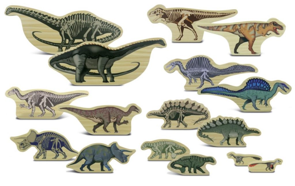 Dinosaurs Wooden Characters Ideal for small world play
