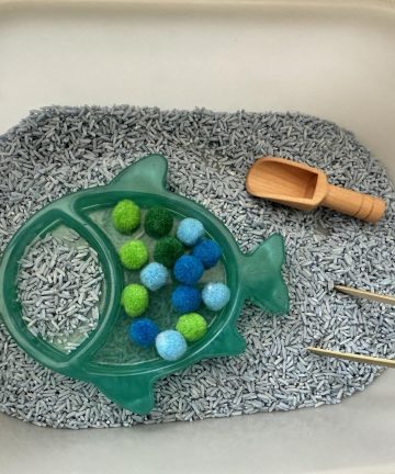 Fish sensory set ideal for rice play, or small world play - Image 1