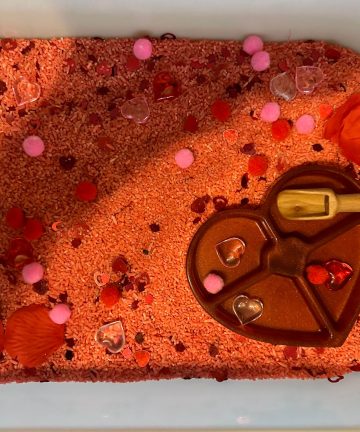 Heart Sensory set - ideal  for Valentines Or Mothers Day Sensory Play - Image 2