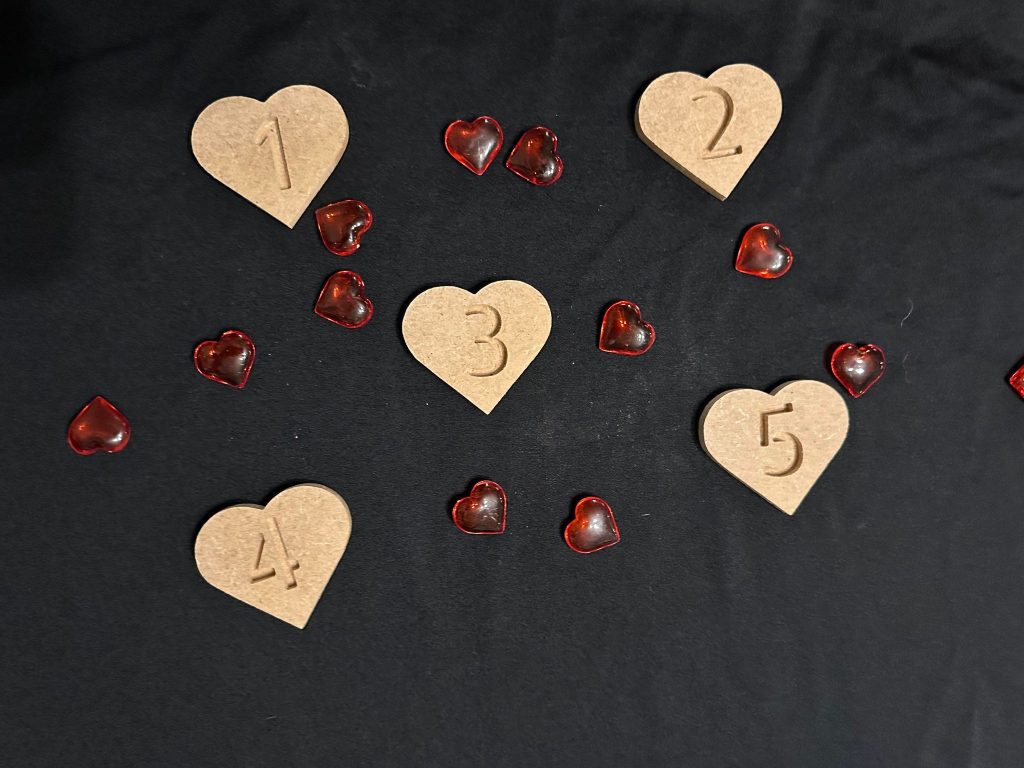 Heart numbers - Ideal for valentines or Mother’s Day activity