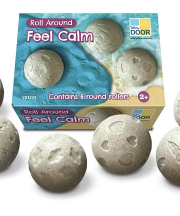 Yellow Door - Roll Around Feel Calm idea for playdoh or sand, great to add to sensory trays - Image 1