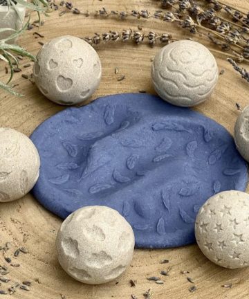 Yellow Door - Roll Around Feel Calm idea for playdoh or sand, great to add to sensory trays - Image 2
