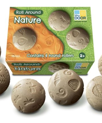 Yellow Door - Roll Around Nature ideal for playdoh or sand play great to add to any nature activity - Image 1