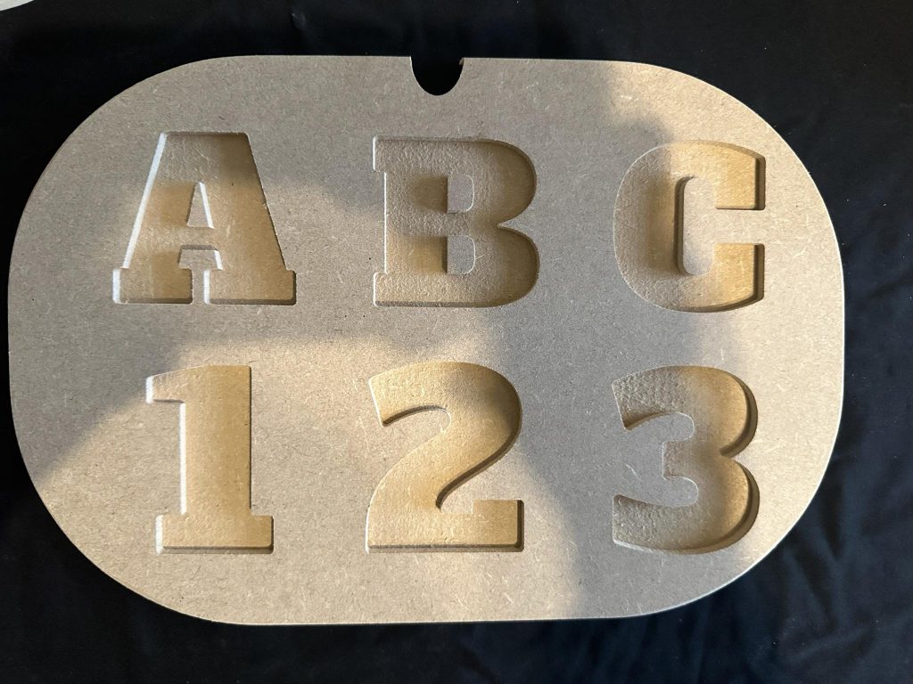 ABC 123 Flisat activity lid