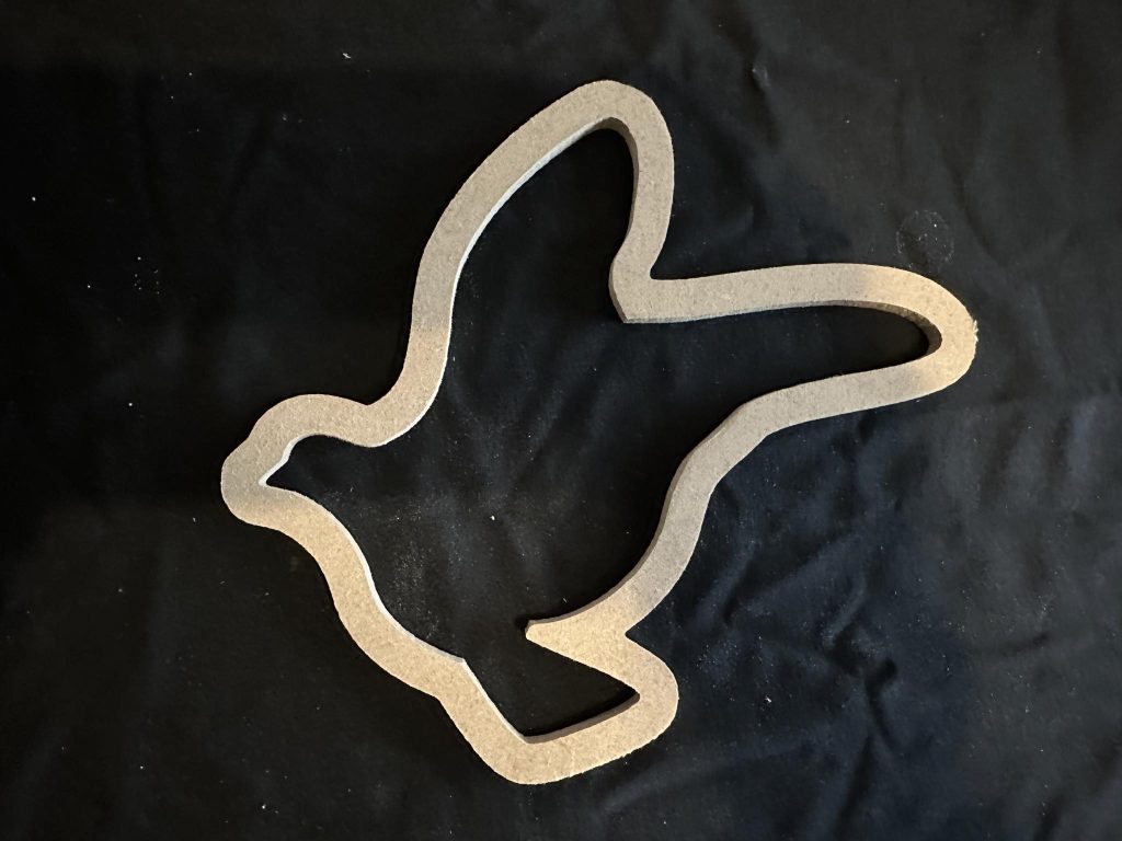 Bird frame idea for loose part play or turning into a suncatcher