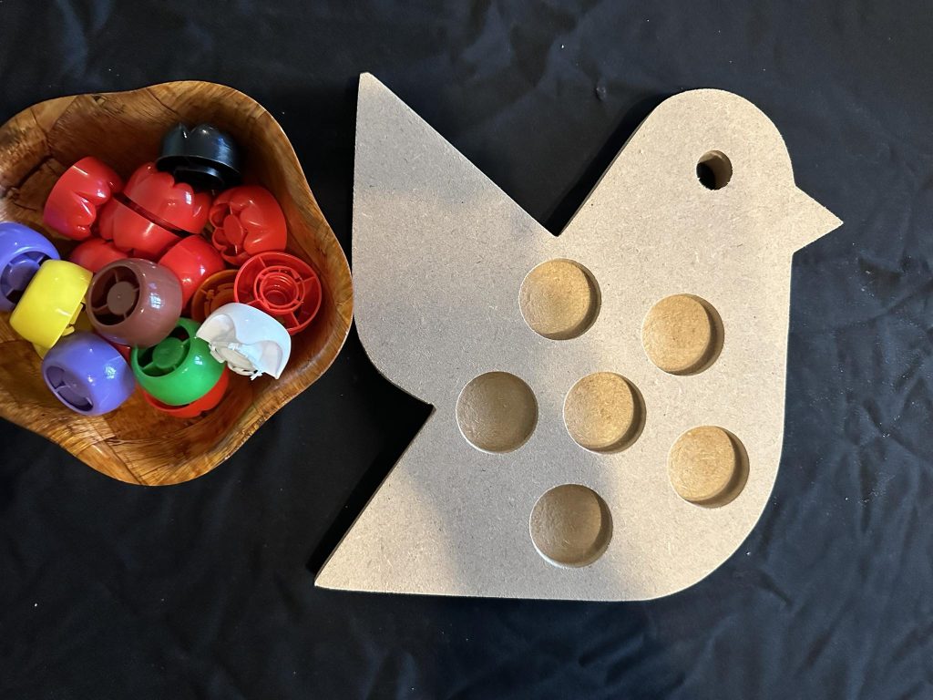 Bird pouch shapes great for pouch lids or loose part play