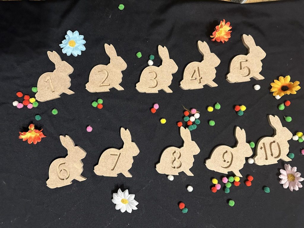 Rabbit Numbers ideal for Easter, Spring Or Seasons Activities
