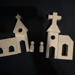 Build your own church set with peg dolls - Ideal for Religious themed role play or Christmas/Easter Scenes
