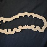 Caterpillar frame, ideal for loose part play, or turning into a Suncatcher