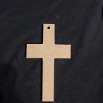 Cross craft shape ready to be painted or decorated ideal for Easter, Christmas or Religious Crafts