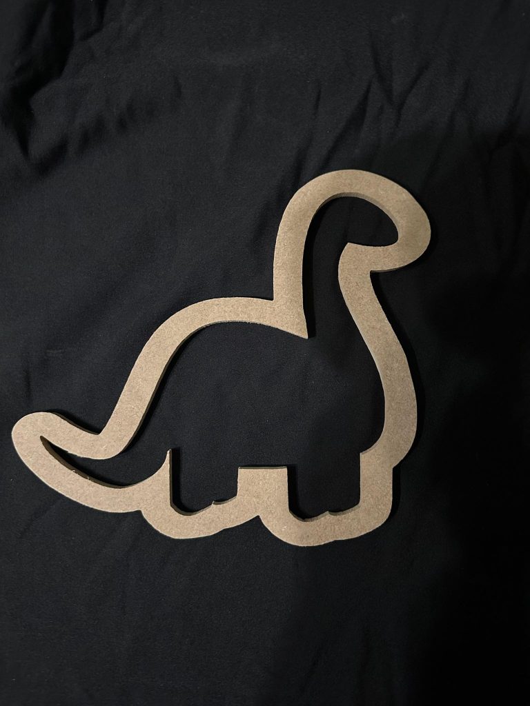Dinosaur frame ideal for loose part play, or add sticky back plastic and collect treasure or turn into a Suncatcher