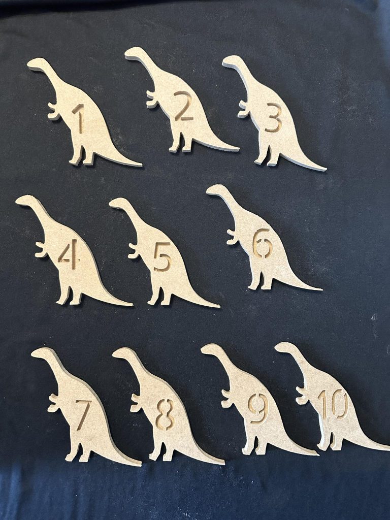 Dinosaur numbers ideal to add to any activity