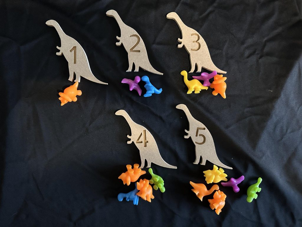 Dinosaur numbers ideal to add to any activity