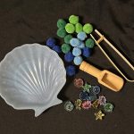 Shell Sensory set ideal for rice, or chick pea play