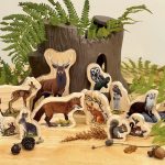 Woodland Animal Families Wooden Characters1