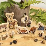 Woodland Animal Families Wooden Characters3
