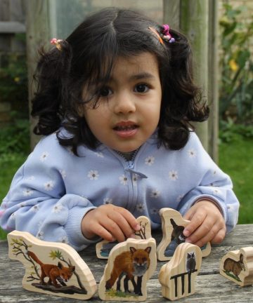 Woodland Animal Families Wooden Characters ideal for small world play - Image 4