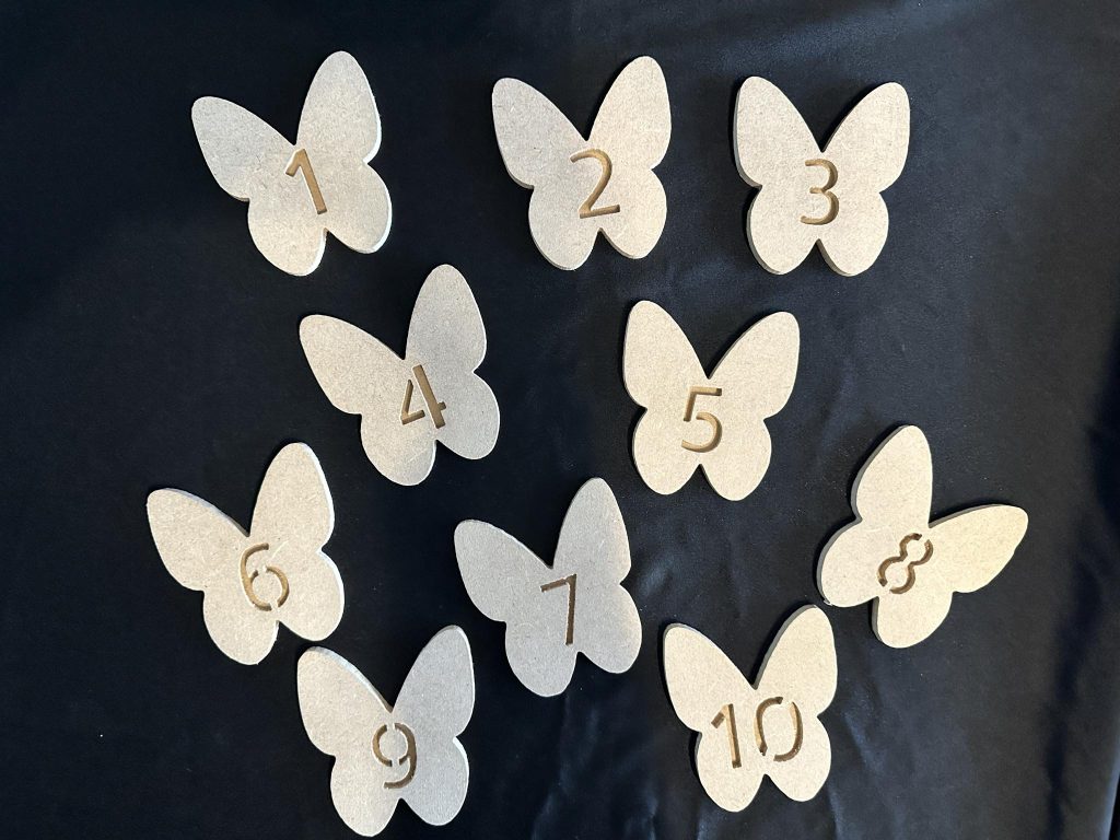 Butterfly numbers ideal to add to any activity
