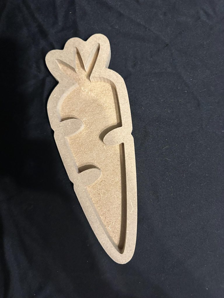 Carrot tray ideal for sensory trays